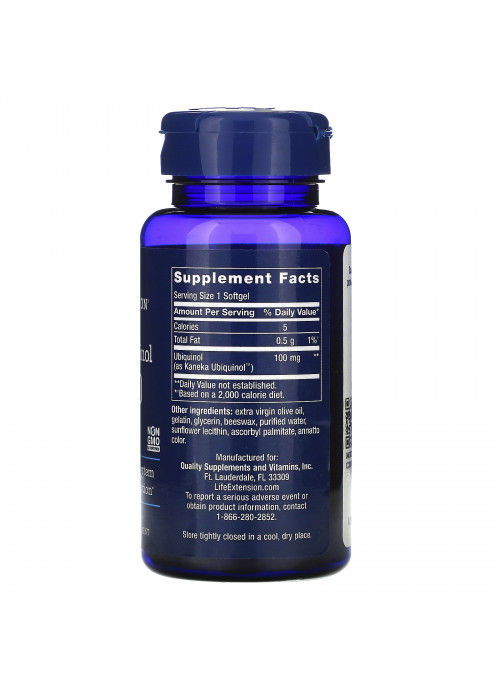 Life Extension, Super Ubiquinol CoQ10, 100 mg, 60 Softgels