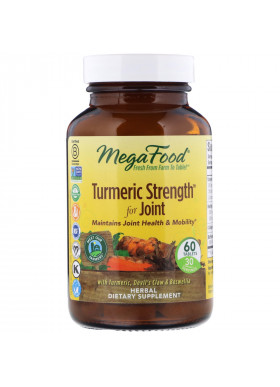 MegaFood, Turmeric Strength for Joint, 60 Tablets