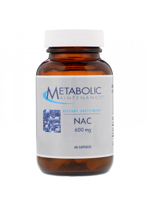Metabolic Maintenance, NAC, 600 mg, 60 Capsules