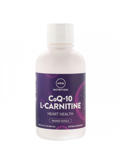 MRM, CoQ-10 L-Carnitine, Orange-Vanilla, 16 fl oz (480 ml)