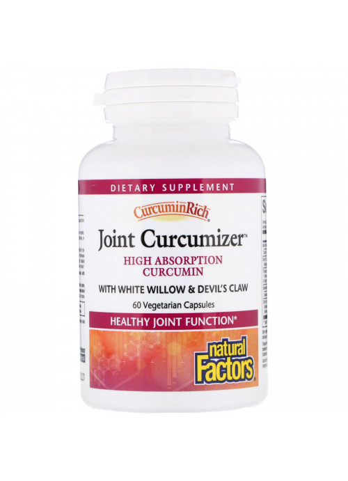 Natural Factors, CurcuminRich, Joint Curcumizer, 60 Vegetarian Capsules