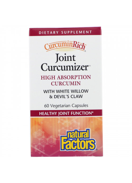 Natural Factors, CurcuminRich, Joint Curcumizer, 60 Vegetarian Capsules