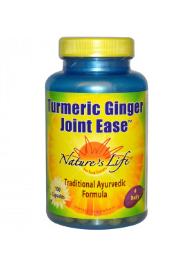 Nature's Life, Turmeric Ginger Joint Ease, 100 Capsules