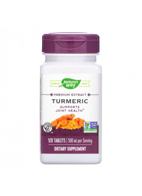 Nature's Way, Turmeric, 500 mg, 120 Tablets