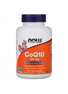 Now Foods, CoQ10, 30 mg, 240 Veg Capsules