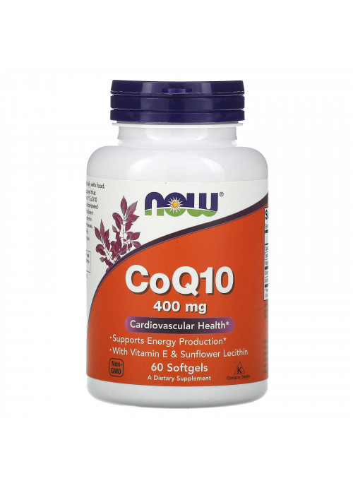 Now Foods, CoQ10, 400 mg, 60 Softgels