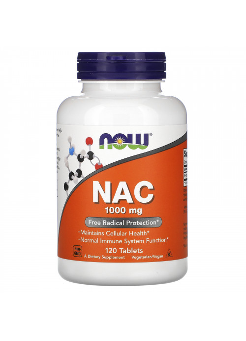 Now Foods, NAC, 1000 mg, 120 Tablets