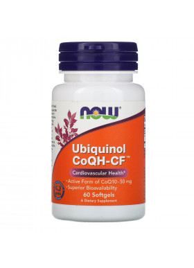 Now Foods, Ubiquinol CoQH-CF, 60 Softgels