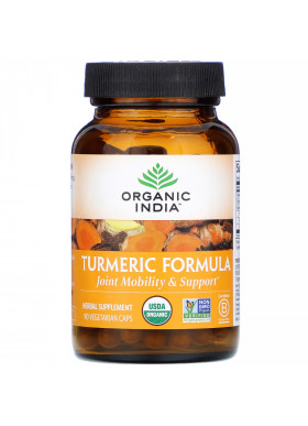 Organic India, Turmeric Formula, Joint Mobility & Support, 90 Vegetarian Caps