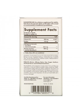 Solgar, Full Spectrum Curcumin, Brain Works, 90 Licaps