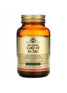 Solgar, Megasorb CoQ-10, 30 mg, 120 Softgels