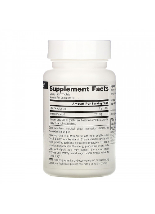 Source Naturals, Alpha Lipoic Acid, 100 mg, 120 Tablets