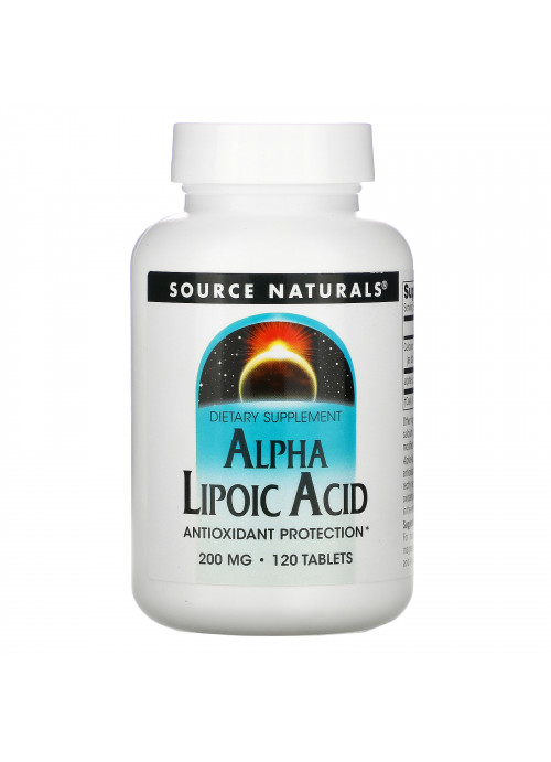 Source Naturals, Alpha Lipoic Acid, 200 mg, 120 Tablets
