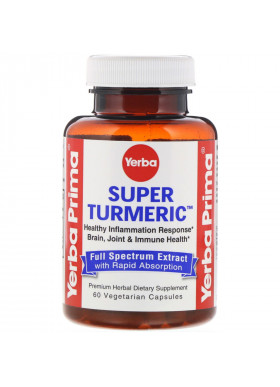 Yerba Prima, Super Turmeric, 60 Vegetarian Capsules