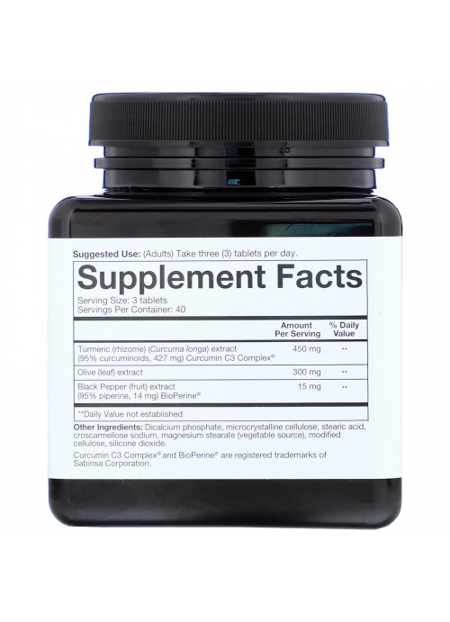 Youtheory, Turmeric, 120 Tablets