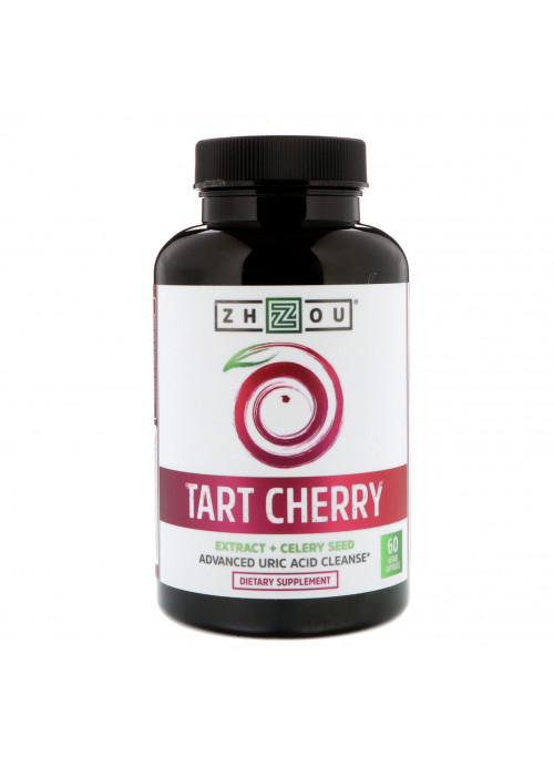 Zhou Nutrition, Tart Cherry Extract + Celery Seed, 60 Veggie Capsules
