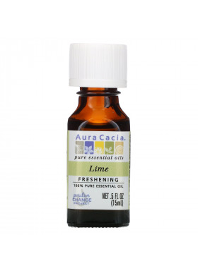 Aura Cacia, 100% Pure Essential Oil, Lime, .5 fl oz (15 ml)