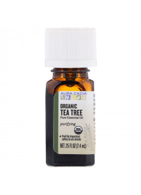 Aura Cacia, Organic Tea Tree, 0.25 fl oz (7.4 ml)