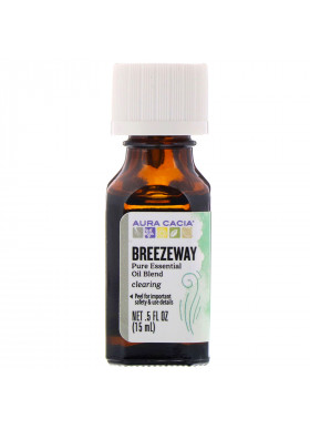 Aura Cacia, Pure Essential Oil Blend, Breezeway, .5 fl oz (15 ml)