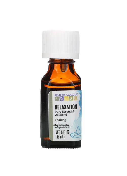 Aura Cacia, Pure Essential Oil Blend, Relaxation, .5 fl oz (15 ml)