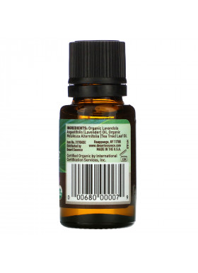 Desert Essence, Organic Lavender Tea Tree Oil, .6 fl oz (18 ml)