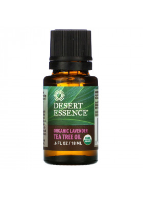 Desert Essence, Organic Lavender Tea Tree Oil, .6 fl oz (18 ml)