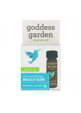 Goddess Garden, Organics, Pick-Me-Up, Aromatherapy Bracelet Blend, 0.125 fl oz (3.7 ml)