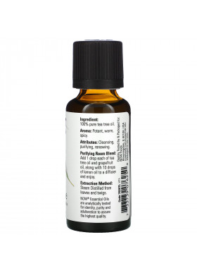 Now Foods, Essential Oils, Tea Tree, 1 fl oz (30 ml)