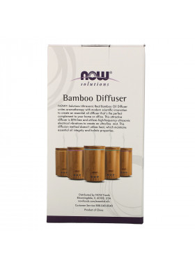 Now Foods, Solutions, Real Bamboo Ultrasonic Oil Diffuser, 1 Diffuser