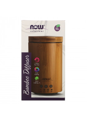 Now Foods, Solutions, Real Bamboo Ultrasonic Oil Diffuser, 1 Diffuser