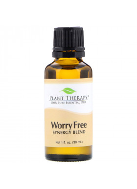 Plant Therapy, 100% Pure Essential Oils, Worry Free, 1 fl oz (30 ml)