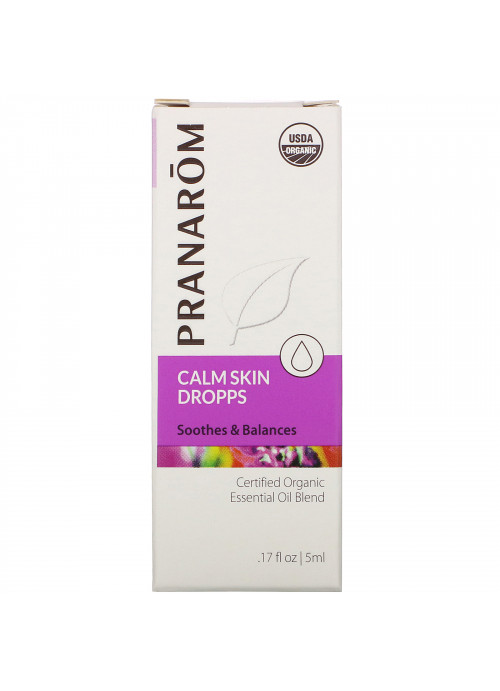 Pranarom, Essential Oil, Calm Skin Dropps, .17 fl oz (5 ml)