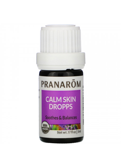 Pranarom, Essential Oil, Calm Skin Dropps, .17 fl oz (5 ml)