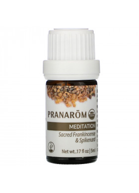 Pranarom, Essential Oil, Diffusion Blend, Meditation, .17 fl oz (5 ml)