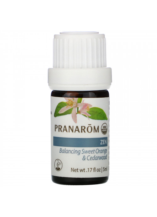 Pranarom, Essential Oil, Diffusion Blend, Zen, .17 fl oz (5 ml)