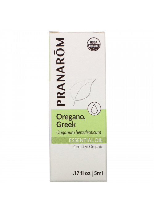 Pranarom, Essential Oil, Oregano, Greek, .17 fl oz (5 ml)