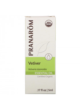 Pranarom, Essential Oil, Vetiver, .17 fl oz (5 ml)