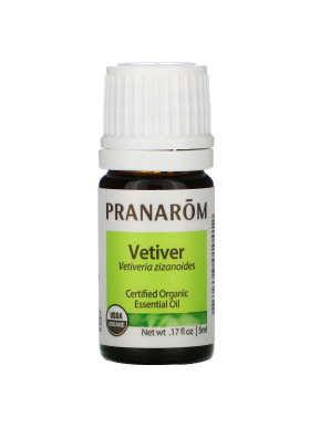 Pranarom, Essential Oil, Vetiver, .17 fl oz (5 ml)