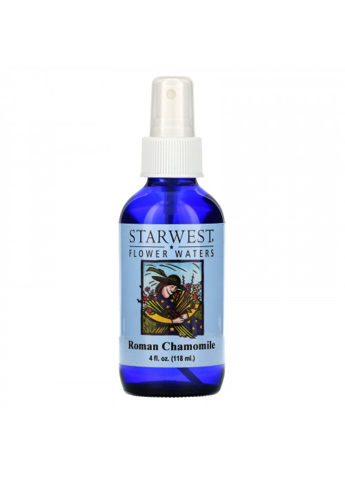 Starwest Botanicals, Flower Waters, Roman Chamomile, 4 fl oz (118 ml)