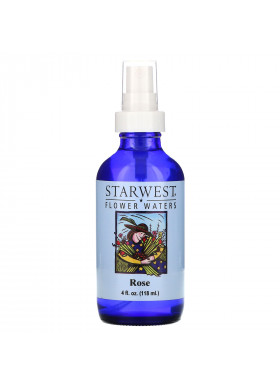 Starwest Botanicals, Flower Waters, Rose, 4 fl oz (118 ml)