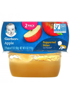 Gerber, Apple, 2 Pack, 2 oz (56 g) Each