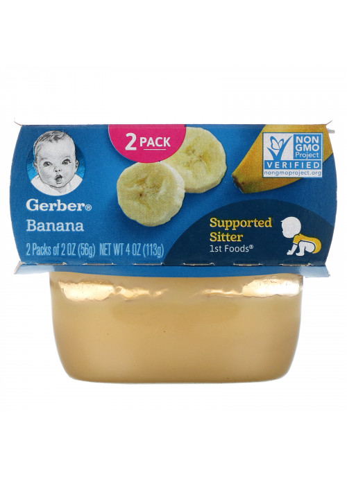 Gerber, Banana, 2 Packs, 2 oz (56 g) Each