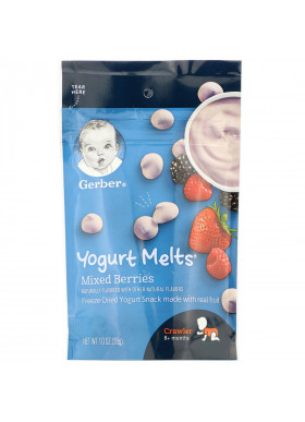 Gerber, Graduates, Yogurt Melts,  8+ Months, Mixed Berries, 1.0 oz (28 g)