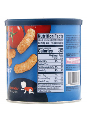 Gerber, Lil' Crunchies,  8+ Months, Garden Tomato, 1.48 oz (42 g)
