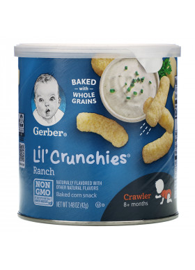 Gerber, Lil' Crunchies, 8+ Months, Ranch, 1.48 oz (42 g)