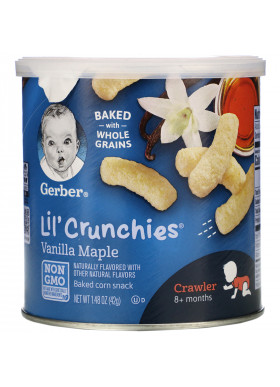 Gerber, Lil' Crunchies, 8+ Months, Vanilla Maple, 1.48 oz (42 g)