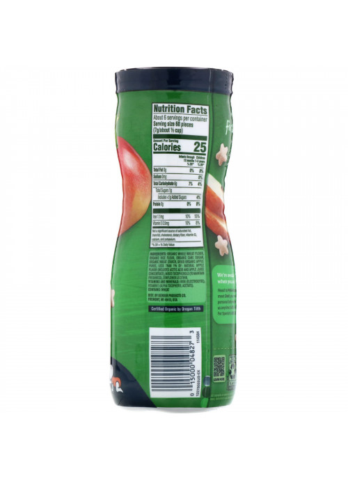 Gerber, Organic Puffs, 8 + Months, Apple, 1.48 oz (42 g)