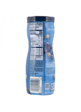Gerber, Puffs, Cereal Snack, 8+ Months, Blueberry, 1.48 oz (42 g)
