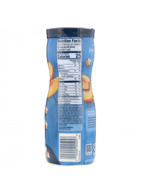 Gerber, Puffs Cereal Snack, 8+ Months, Peach, Crawler, 1.48 oz (42 g)