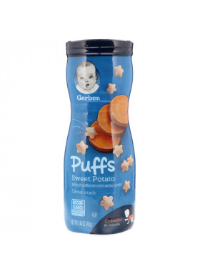 Gerber, Puffs Cereal Snack,  8+ Months, Sweet Potato, 1.48 oz (42 g)